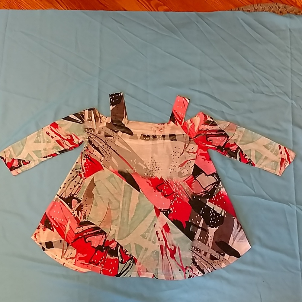 Cubism off-the-shoulder jersey  Sz S